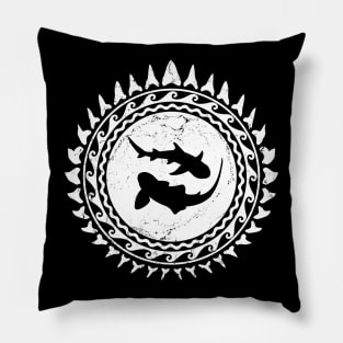 Whitetip Reef Shark and Zebra Shark Pillow