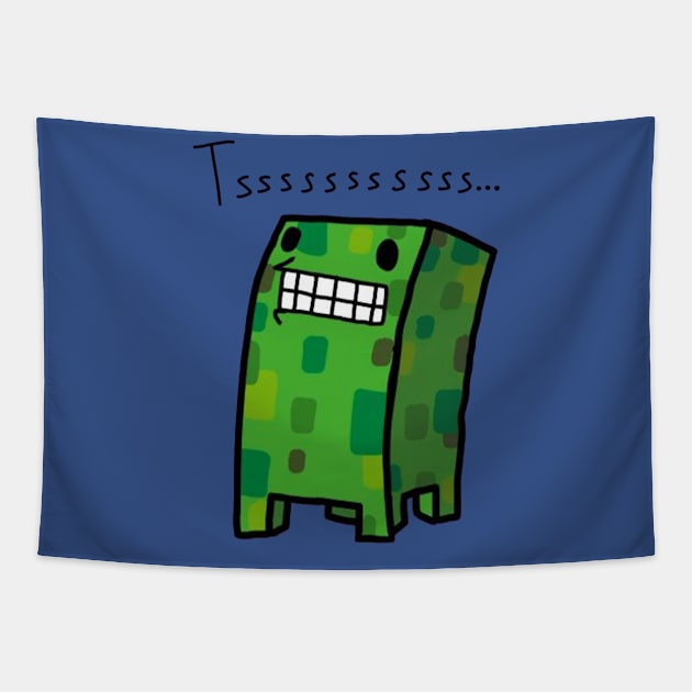 Creeper Tapestry by puffstuff