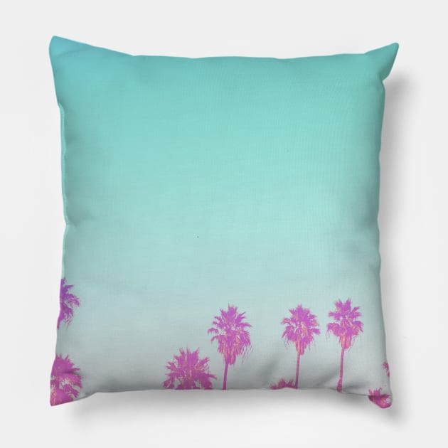 Beach Illusion Pillow by Vintage Dream