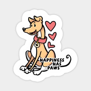 Happiness Has Paws Magnet