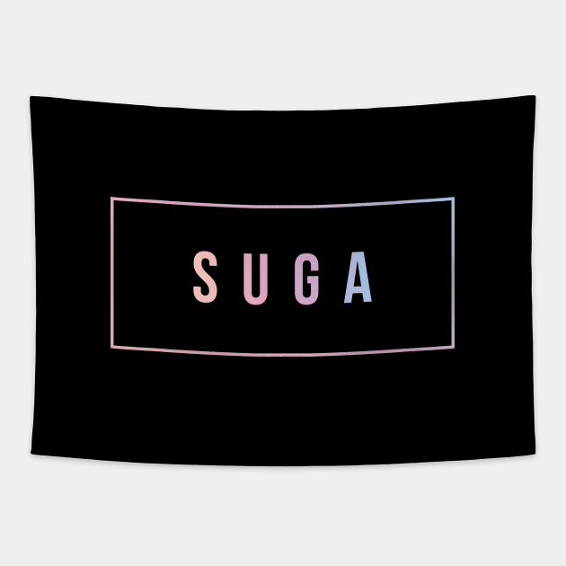 Suga BTS | Simple Suga BTS fan Tapestry by ElevenVoid