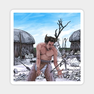 Ace Ventura-Spear-Fight Scene Magnet