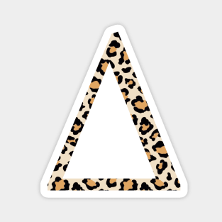 Delta Cheetah Greek Letter Magnet
