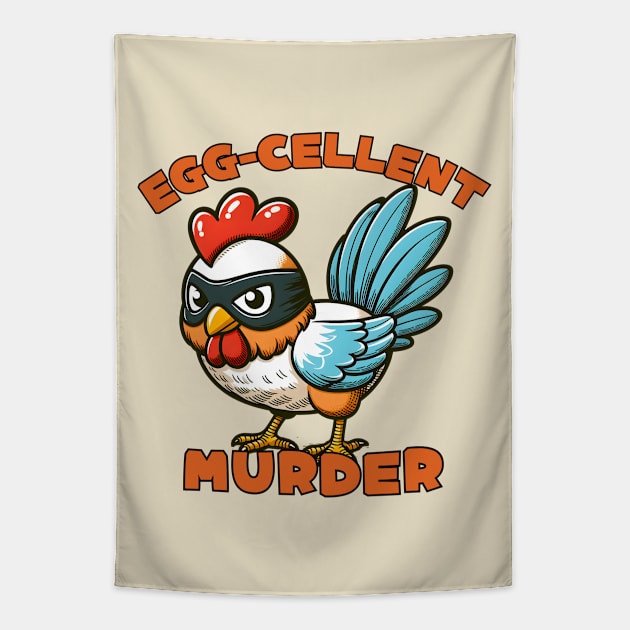 Chicken thief Tapestry by Japanese Fever