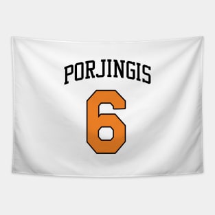 Kristaps Porzingis Boston Celtics Tapestry