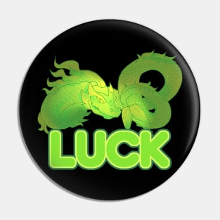 Luck Wish 2024 Chinese Dragon Green Pin