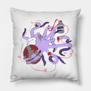 Ocean Awareness Octopus Purple Edition Pillow