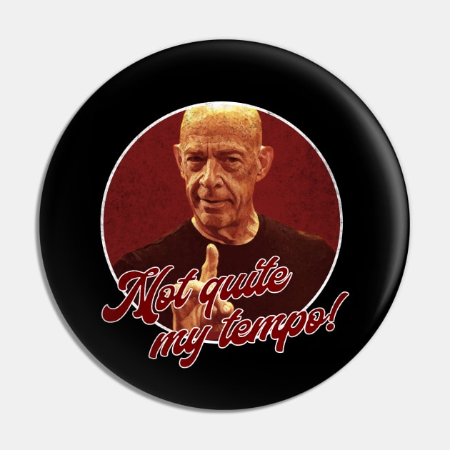 Whiplash - Not Quite My Tempo Jazz Pin by karutees