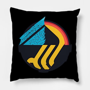 an athletic-inspired t-shirt design Pillow