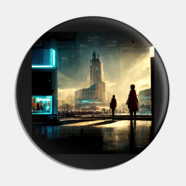 Future Cities Series Pin by VISIONARTIST