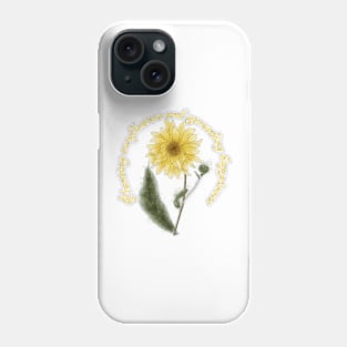 Sunflower Bliss: Digital Watercolor Phone Case