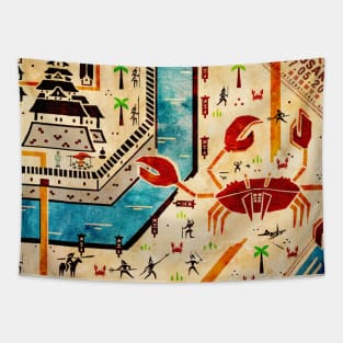 Osaka Crab Tapestry