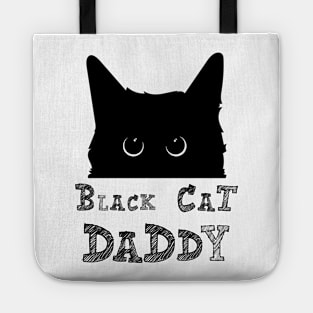 Black cat daddy Tote