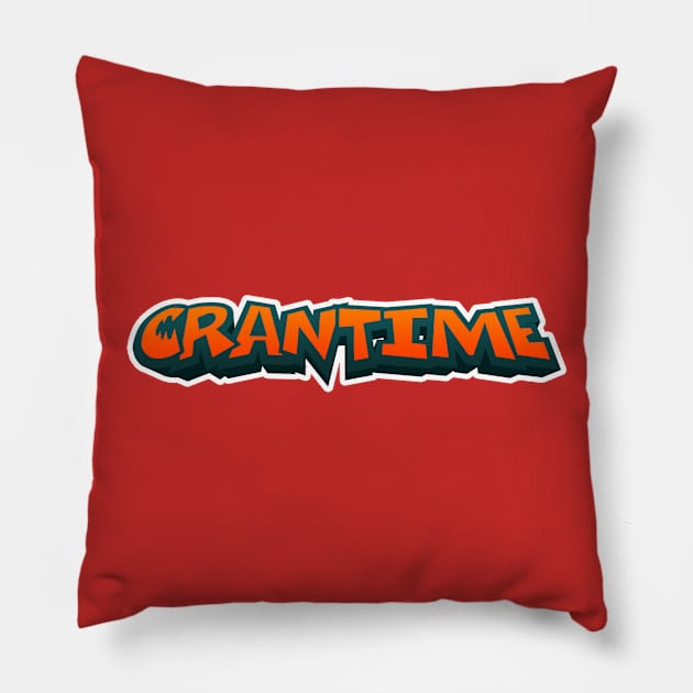 CRANTIME logo Pillow by CRANTIME