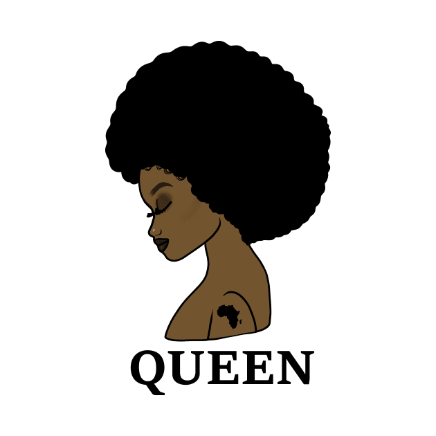 Afro Melanin Queen Black African History by dukito