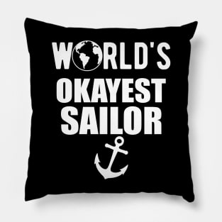 Sailor - World's Okayest Sailor Pillow