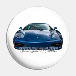 2003 Ferrari 360 Modena Spider F1 Convertible Pin