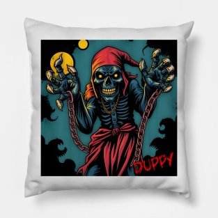 DUPPY - FULL COLOUR – FETERS AND LIMERS – CARIBBEAN FOLKLORE EVENT DJ GEAR Pillow