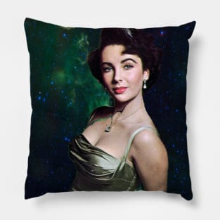 Elizabeth Taylor in Space: Starlight Starlets Pillow