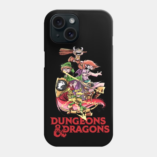 Dungeons & Dragons Phone Case by Rickdraws