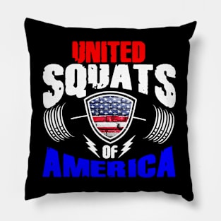 United Squats Of America Pillow