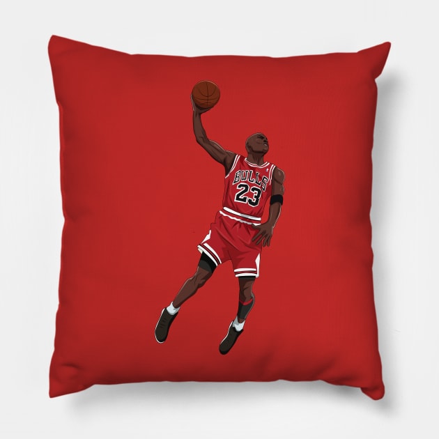 Michael Jordan Dunk Pillow by xavierjfong