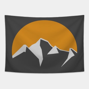 mountain sun Tapestry