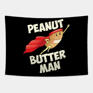 Peanut Butter Man Funny Halloween Costume Tapestry