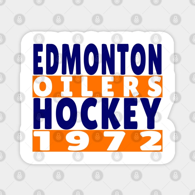 Edmonton Oilers Classic Magnet by Medo Creations