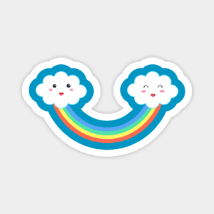 Cute Rainbow Smile Magnet