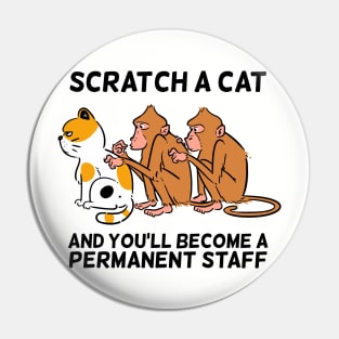 Scratch a Cat Pin