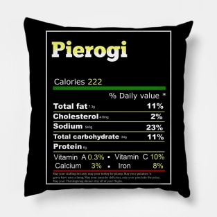 pierogi nutrition Pillow