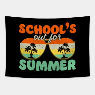 School's Out for Summer Sunglasses, Funny Last Day of School Tapestry