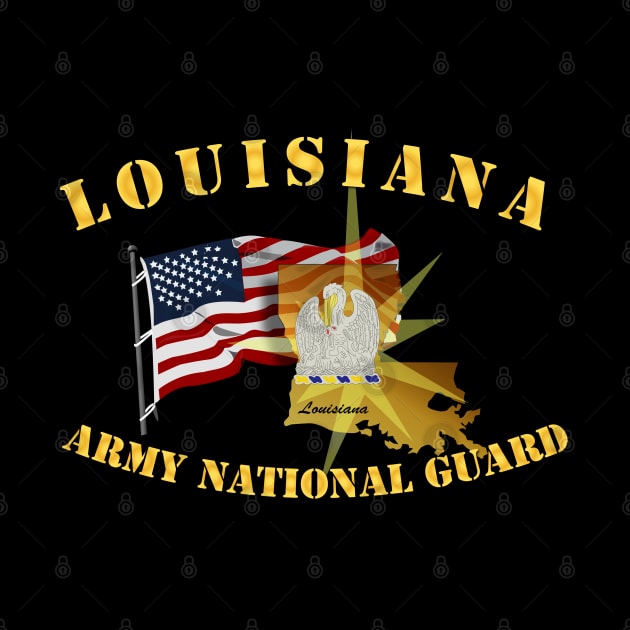 Louisiana - ARNG w Flag by twix123844