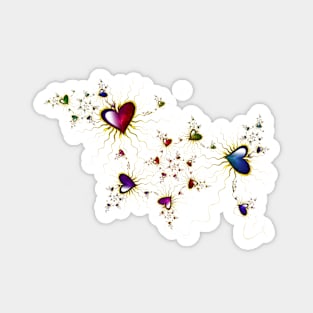 Hearts Of The Galaxy Magnet