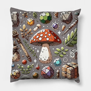 Cottagecore Aesthetic Dark Academia Aesthetic Mushroom Pillow