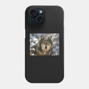 Hey There Winter Wolf Phone Case