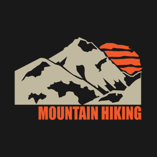 Vintage Mountain Hiking Graphic Illustration With Cool and Refreshing Color T-Shirt