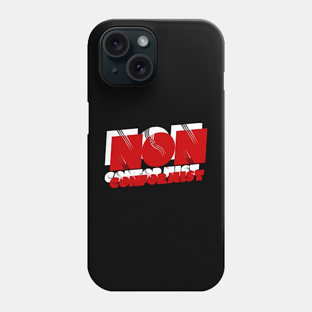 Non conformist Phone Case by MADMIKE CLOTHING