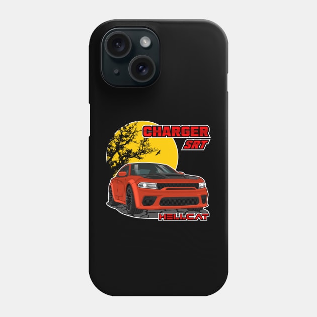 Charger SRT Hellcat Phone Case by WINdesign