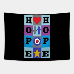 HOPE hold on pain ends by LowEndGraphics Tapestry