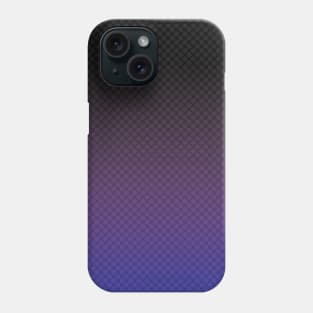 Blue black ombre gradient pattern design with white polka dots by dmerchworld Phone Case