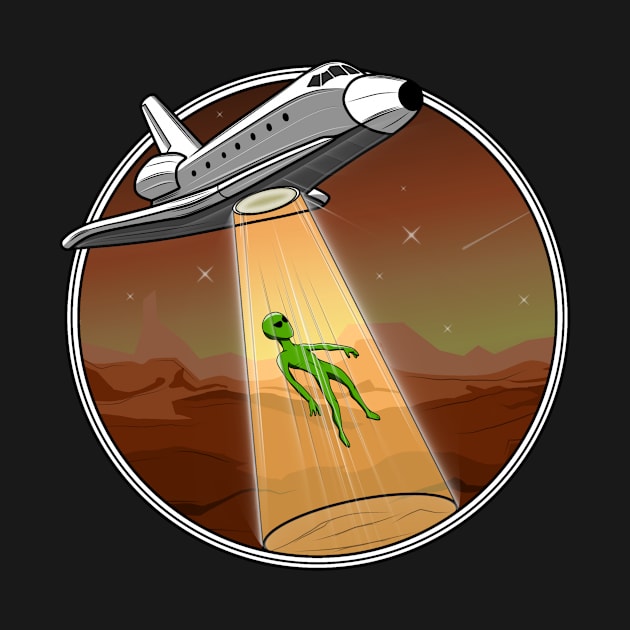 Alien abduction by Lenimski