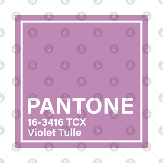 pantone 16-3416 TCX Violet Tulle by princessmi-com