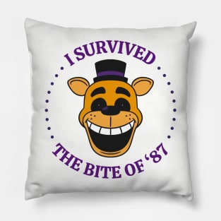 FNAF - Five Nights at Freddy's - the bite of '87 Pillow