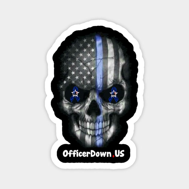 Officer Down US Magnet by Officer Down