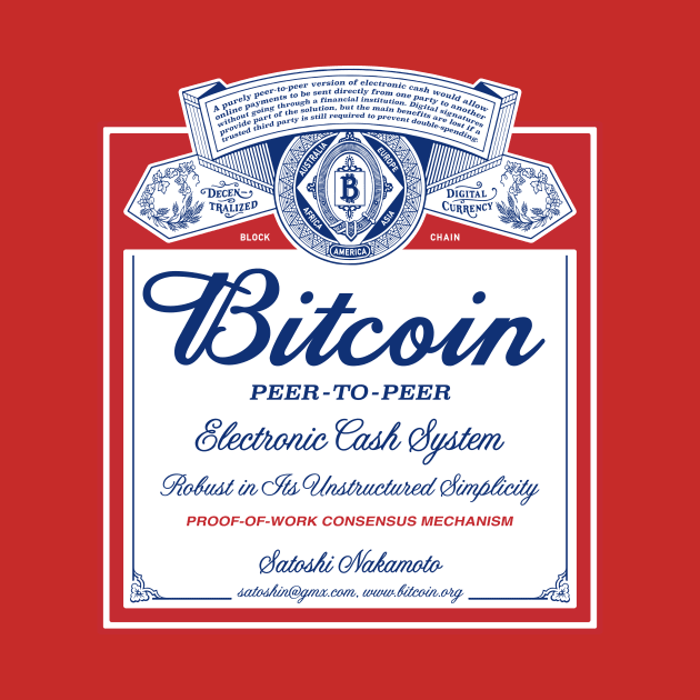 Bitcoin Beer Label by jeffsmoll