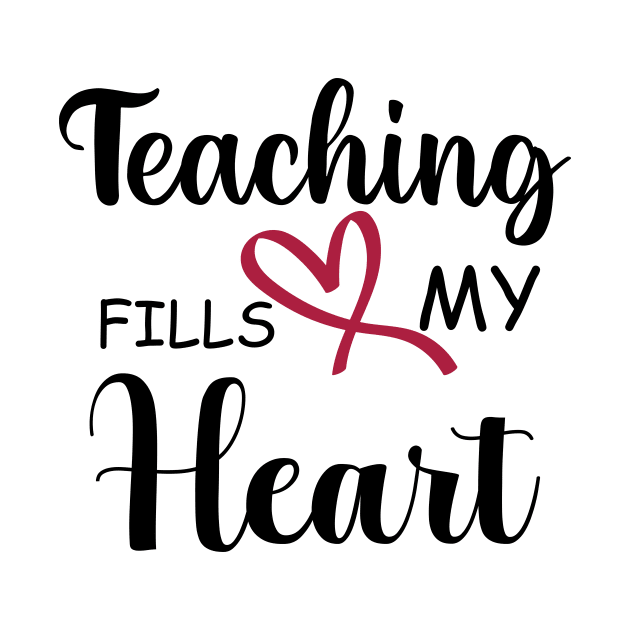 valentine day teacher ,teaching fills my heart , funny valentine gift by YOUNESS98