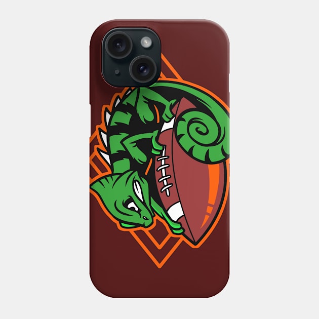 Chameleon Football Phone Case by Choulous79