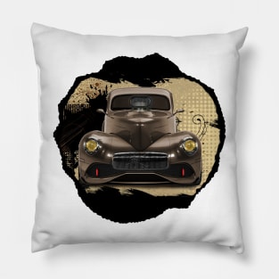 1941 Willys Gasser Abstract Background Pillow